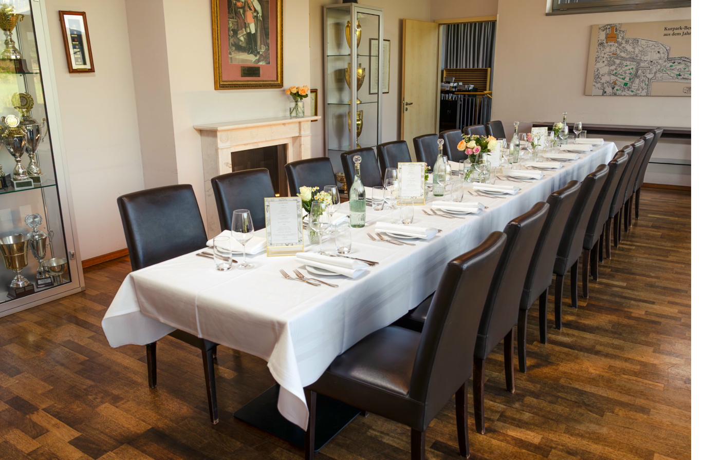 Speisekarte auf Tisch