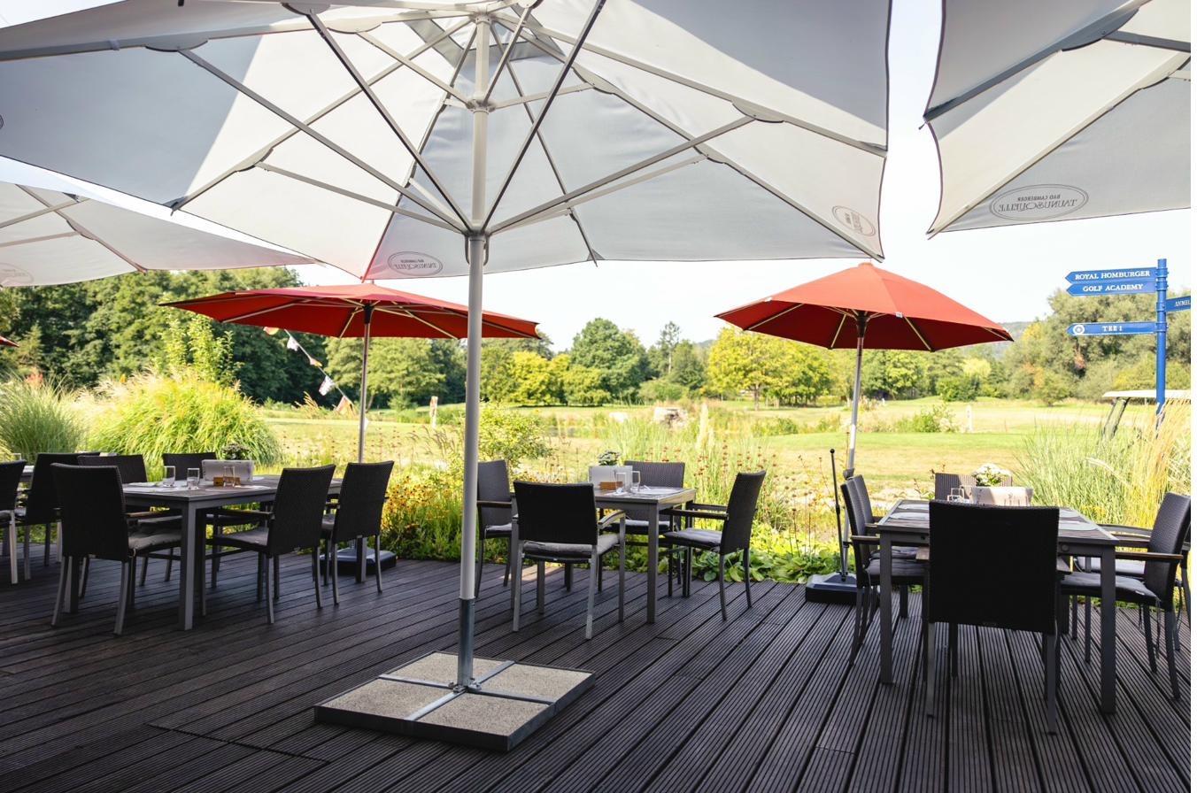 Terrasse Golfplatz